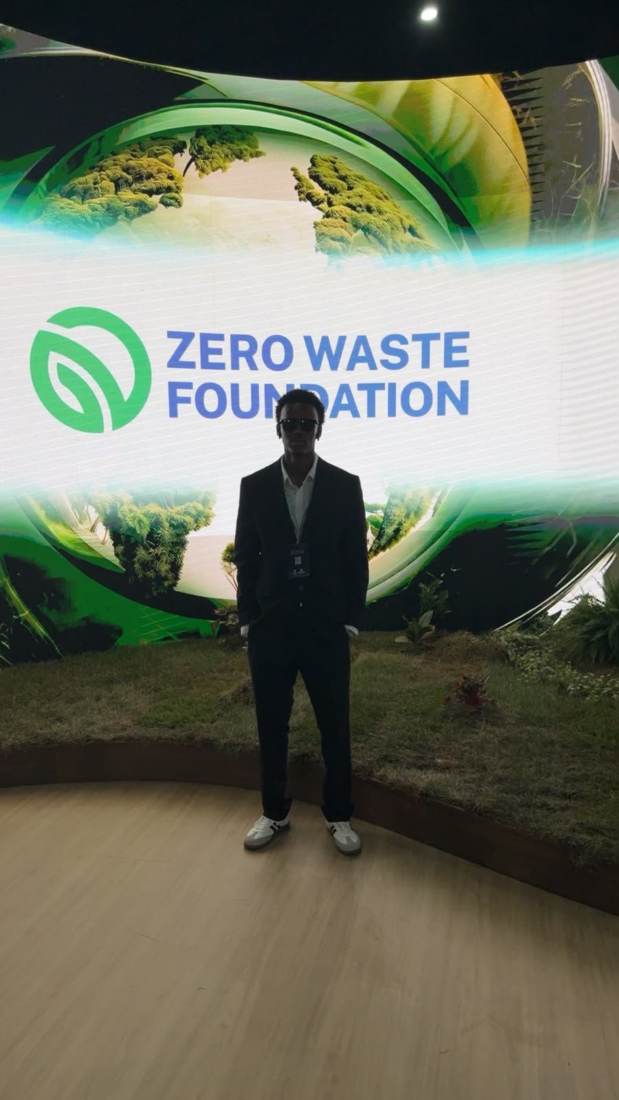 WAPCCO representative at the Zero Waste Forum stage
